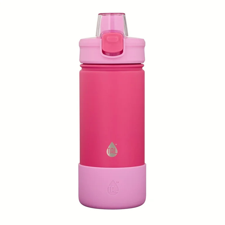 TAL 18oz Stainless Steel Ranger Push Water Bottle, Pink | Walmart (US)