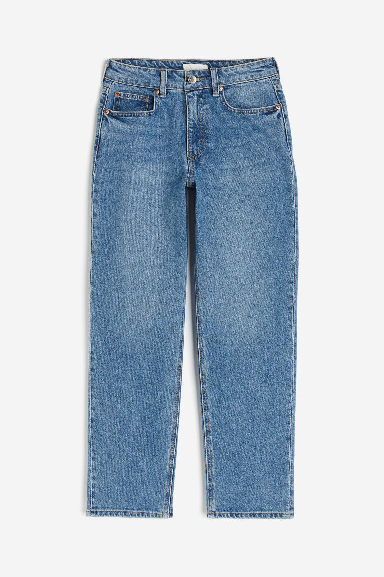 Slim Straight High Ankle Jeans | H&M (US + CA)