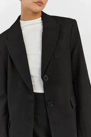 HARLEY BLACK BOYFRIEND BLAZER | DISSH