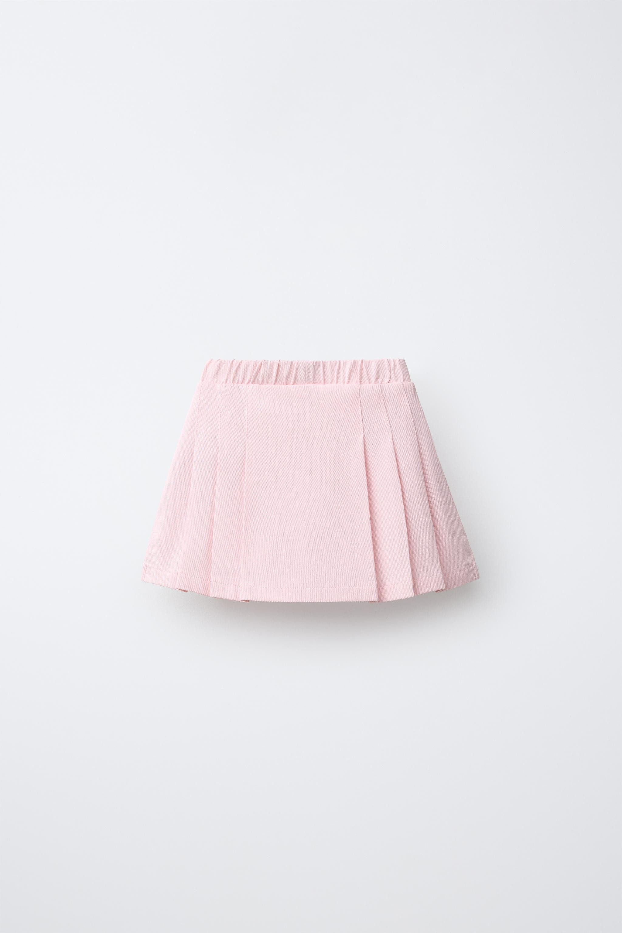 Skort with elastic waistband. Box pleat detail. | Zara US