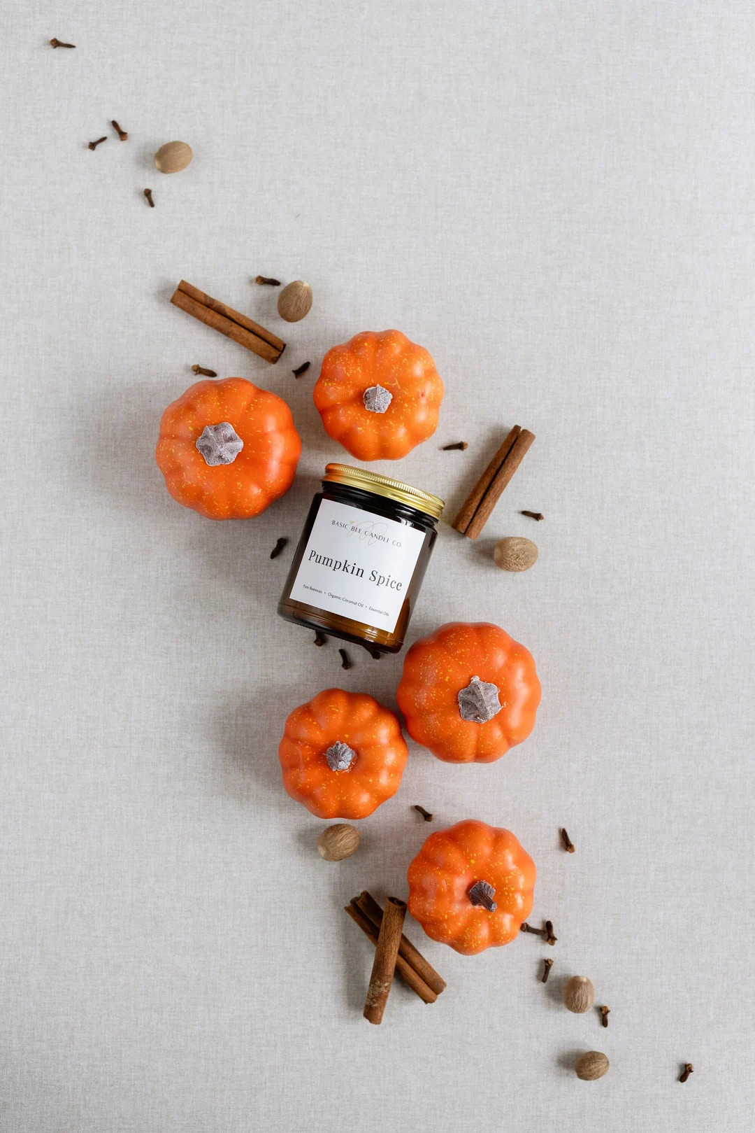 Pumpkin Spice Beeswax Candle - Etsy | Etsy (US)