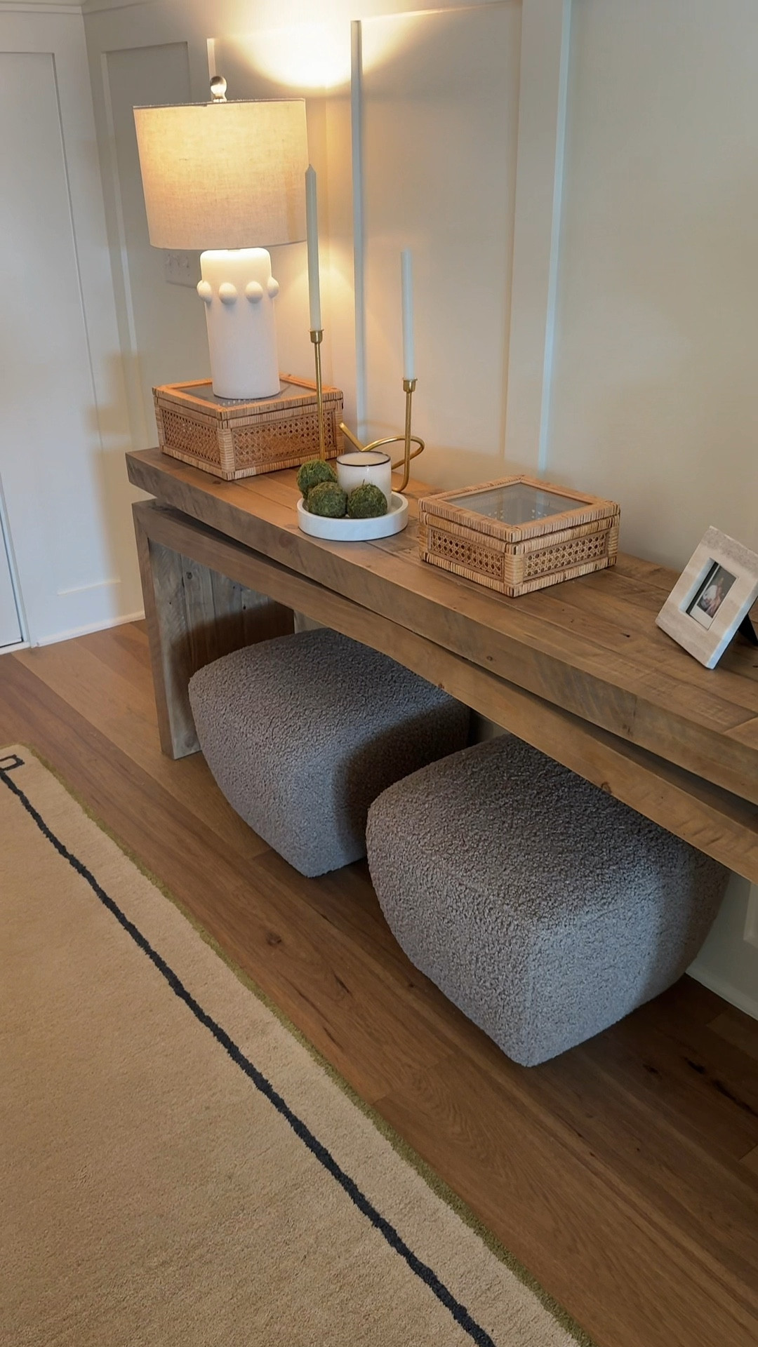 One of my most asked about spaces, my entryway styled around the Henn console table 🤍 This piece is so good and I get DMs about it constantly so I’m sharing it again along with everything I used to style it. Linking it all here.

#LTKSaleAlert #LTKSeasonal #LTKHome