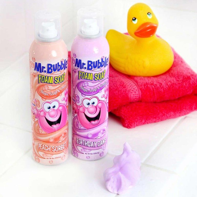 (2 Pack) Mr. Bubble Foam Soap, Rotating Colors, 8 Oz - Walmart.com | Walmart (US)