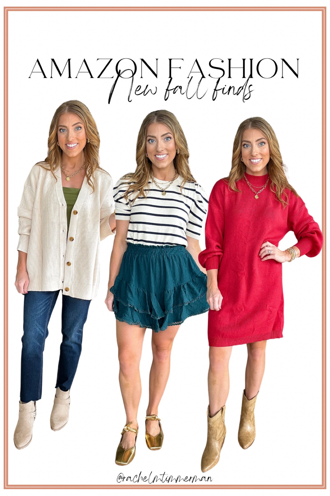 Time for another round of new Amazon finds and goodness do I have some cute new pieces to share! Sweaters, jeans, dresses, the cutest ballet flat, and even the most amazing sequin pumpkin sweatshirt! A lot of these are great as we transition into fall and then perfect for styling again throughout the fall.

Amazon fashion. Amazon finds. LTK under 50. Fall trends.