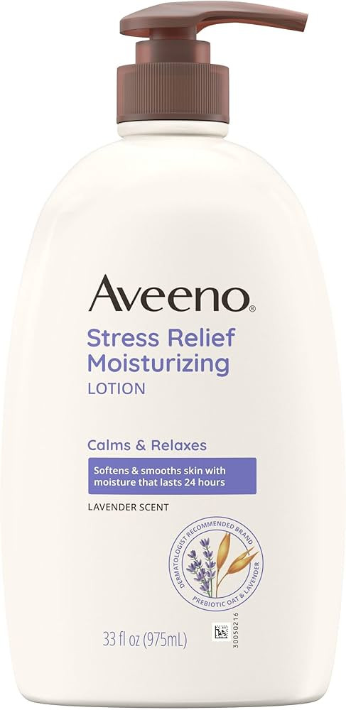 Aveeno Stress Relief Moisturizing Body Lotion with Lavender, Natural Oatmeal and Chamomile & Ylan... | Amazon (US)