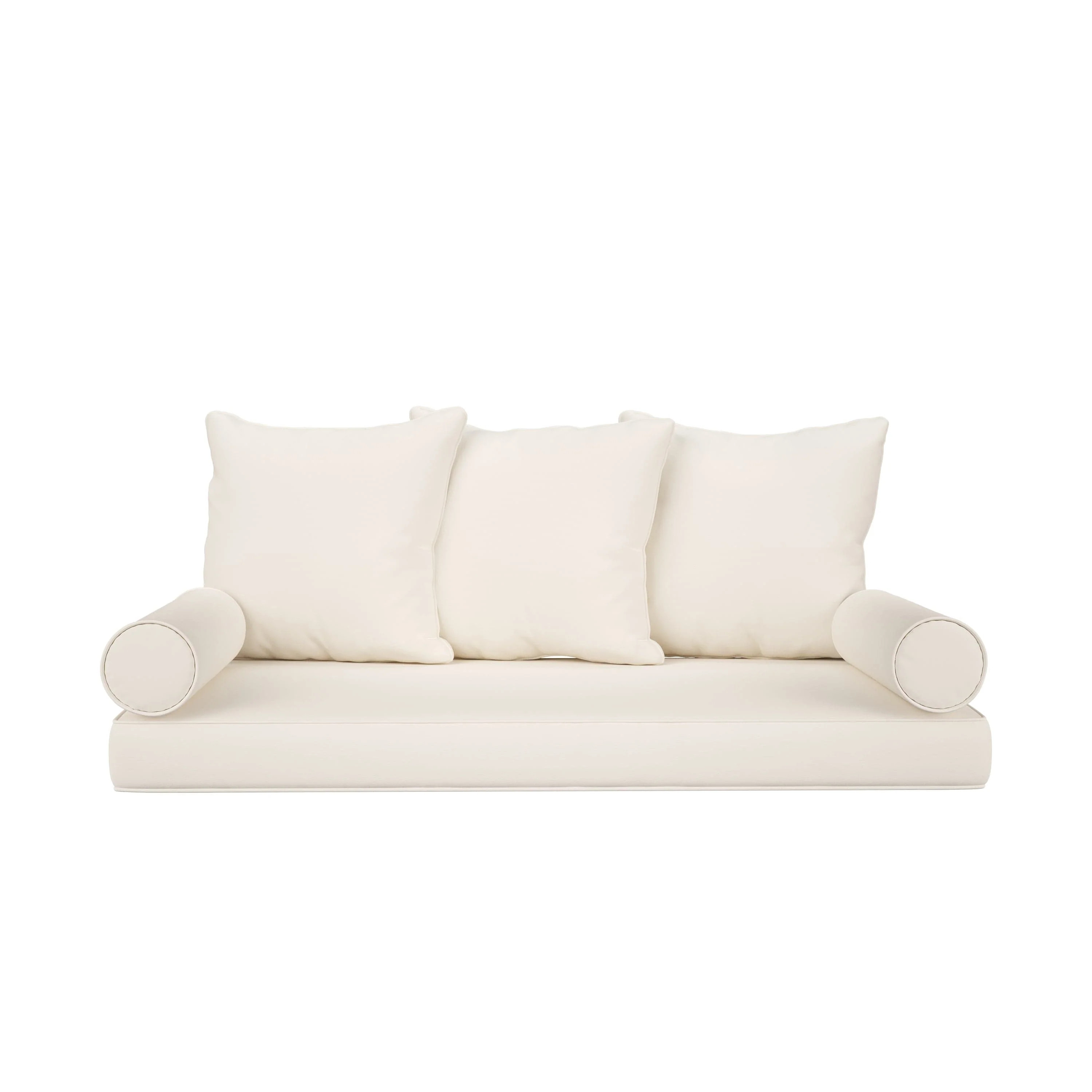 Cushion Perfect Sunbrella Swing Bed Mattress And Pillows, Style 1 | The Porch Swing Company