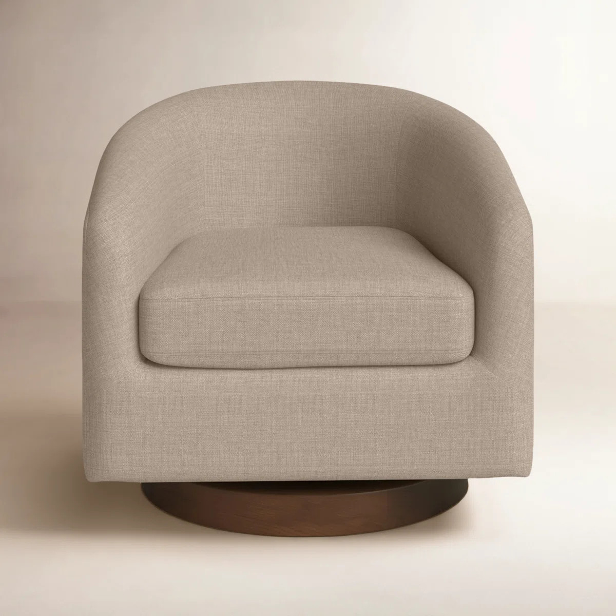 AllModern Bennett Upholstered Swivel Barrel Chair & Reviews | Birch Lane | Birch Lane