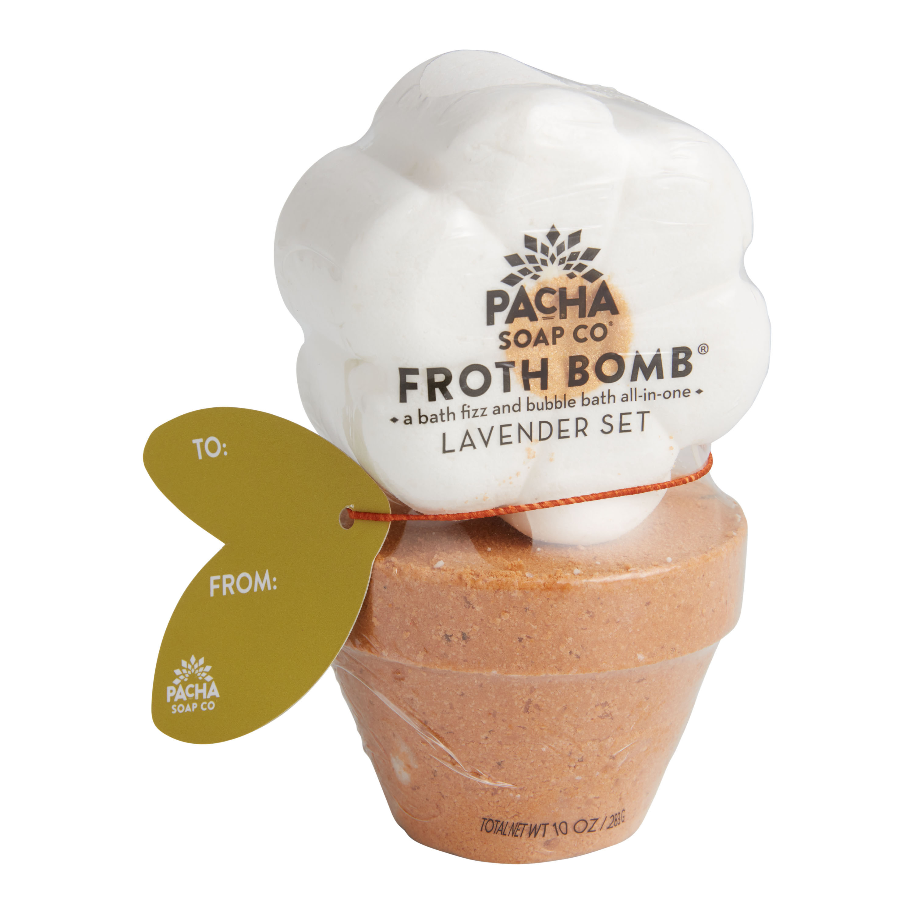 Pacha Lavender Flower Pot Froth Bomb 2 Pack - World Market | World Market