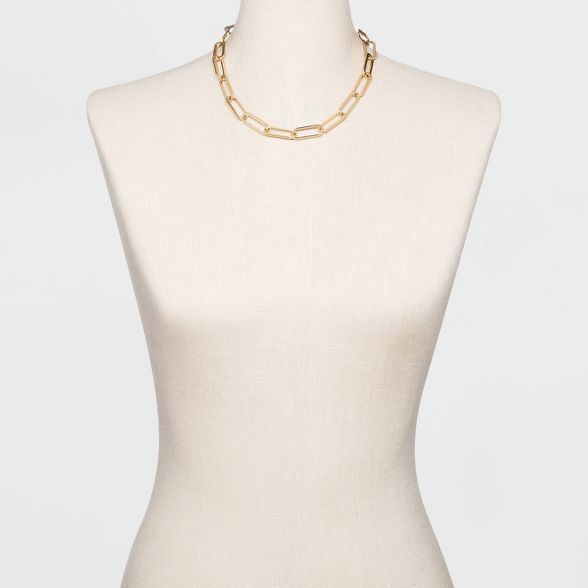 SUGARFIX by BaubleBar Link Chain Statement Necklace - Gold | Target