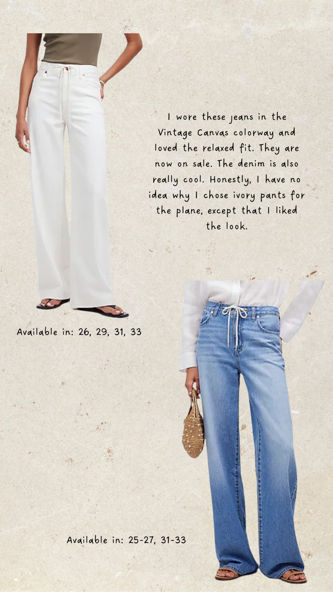Drawstring Jeans