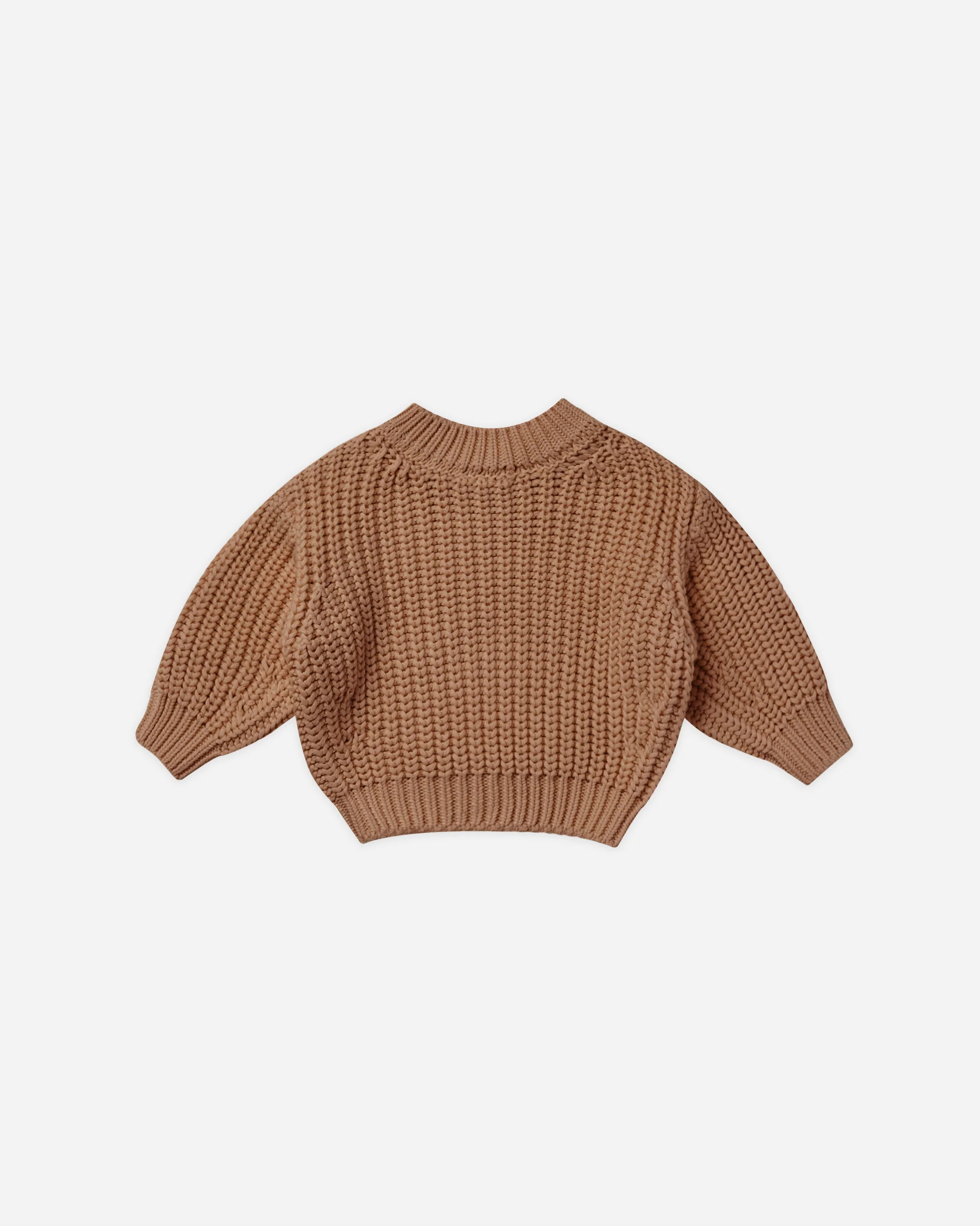 Chunky Knit Sweater || Cinnamon | Rylee + Cru