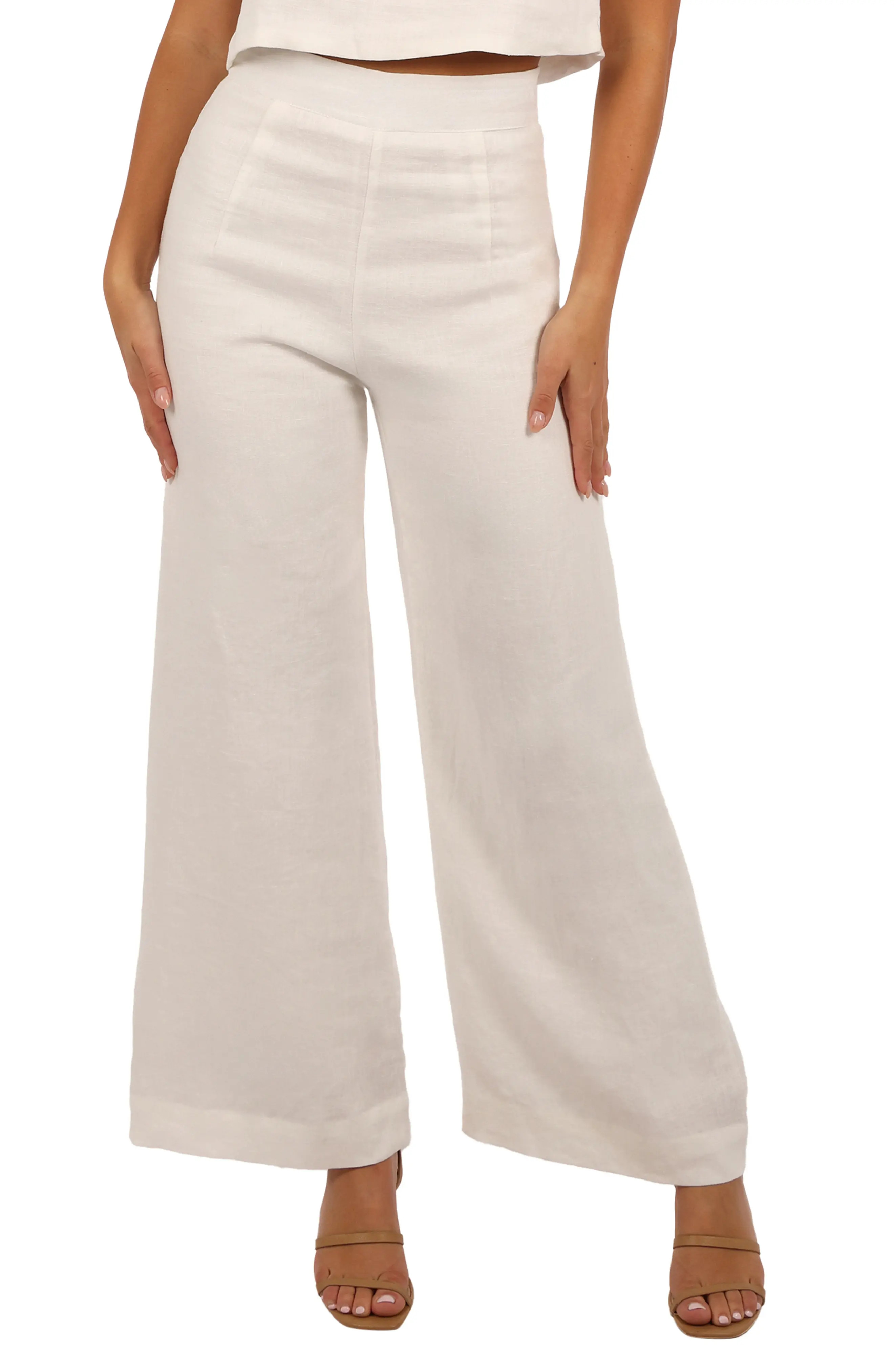 Petal & Pup Devlin Linen Wide Leg Pants (Women) | Nordstrom | Nordstrom