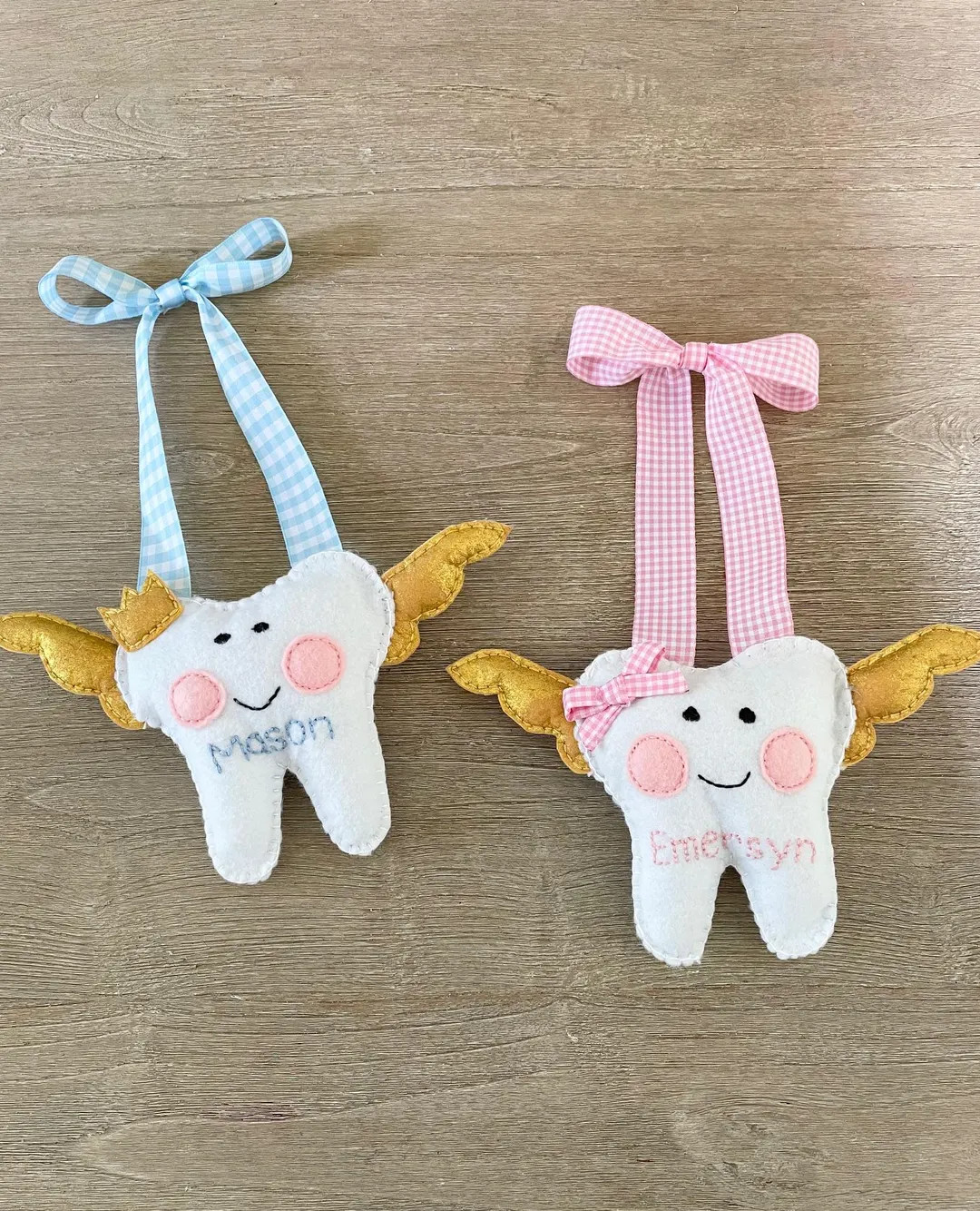 Personalized Tooth Fairy Pillow Door Hanger for Tooth Fairy Custom Tooth Holder Hanging Pillow To... | Etsy (US)