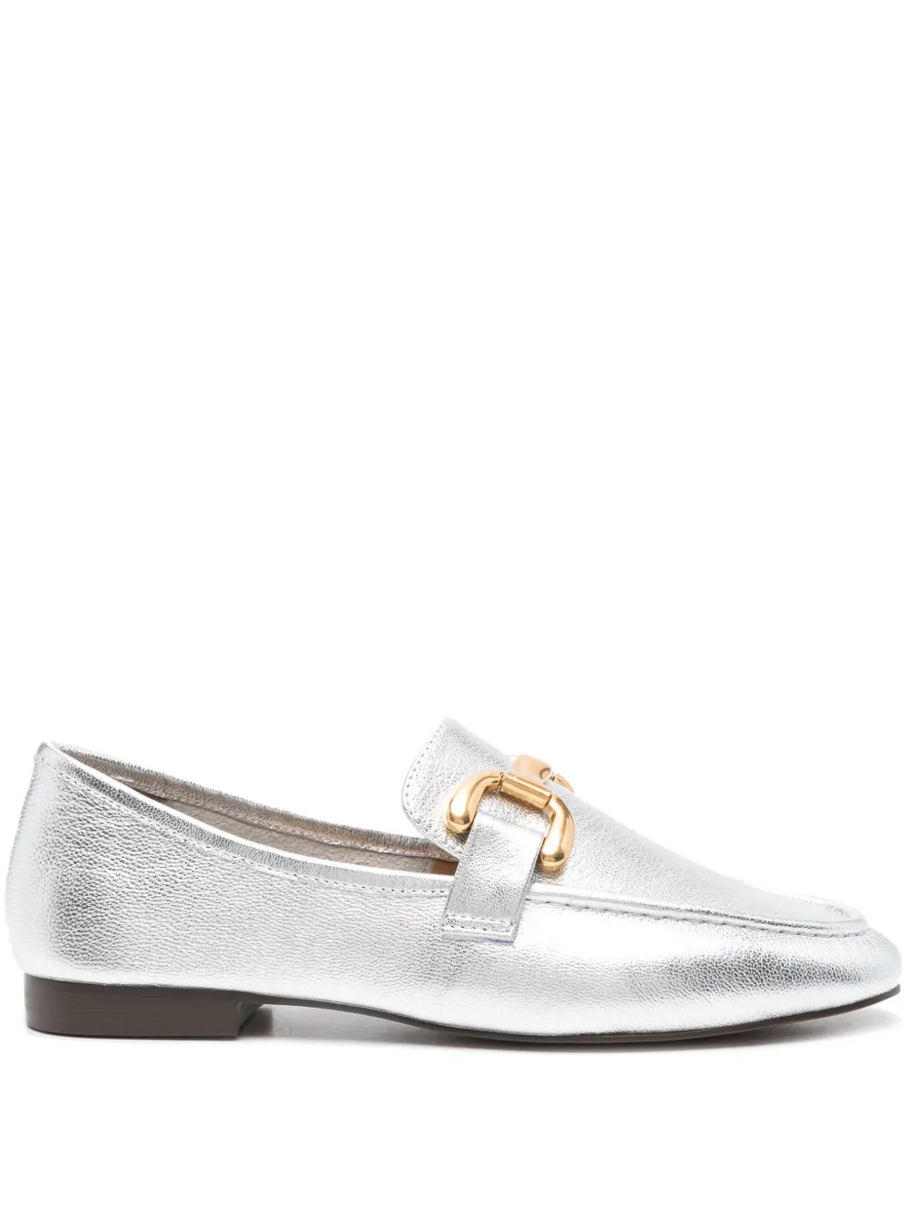 Bibi Lou Vela Leather Loafers | Silver | FARFETCH | Farfetch Global