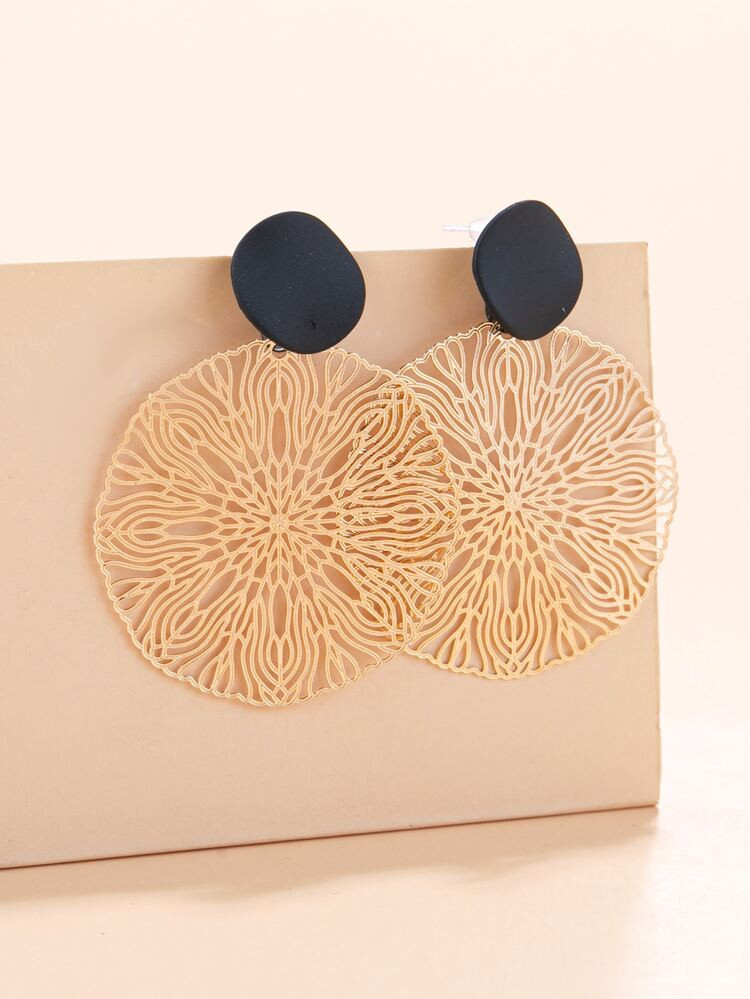 Hollow Round Earrings | SHEIN