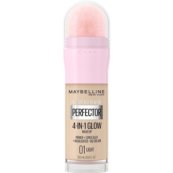 Maybelline New York Instant Age Rewind Instant Perfector 4-In-1 Glow Makeup, Light | Amazon (US)