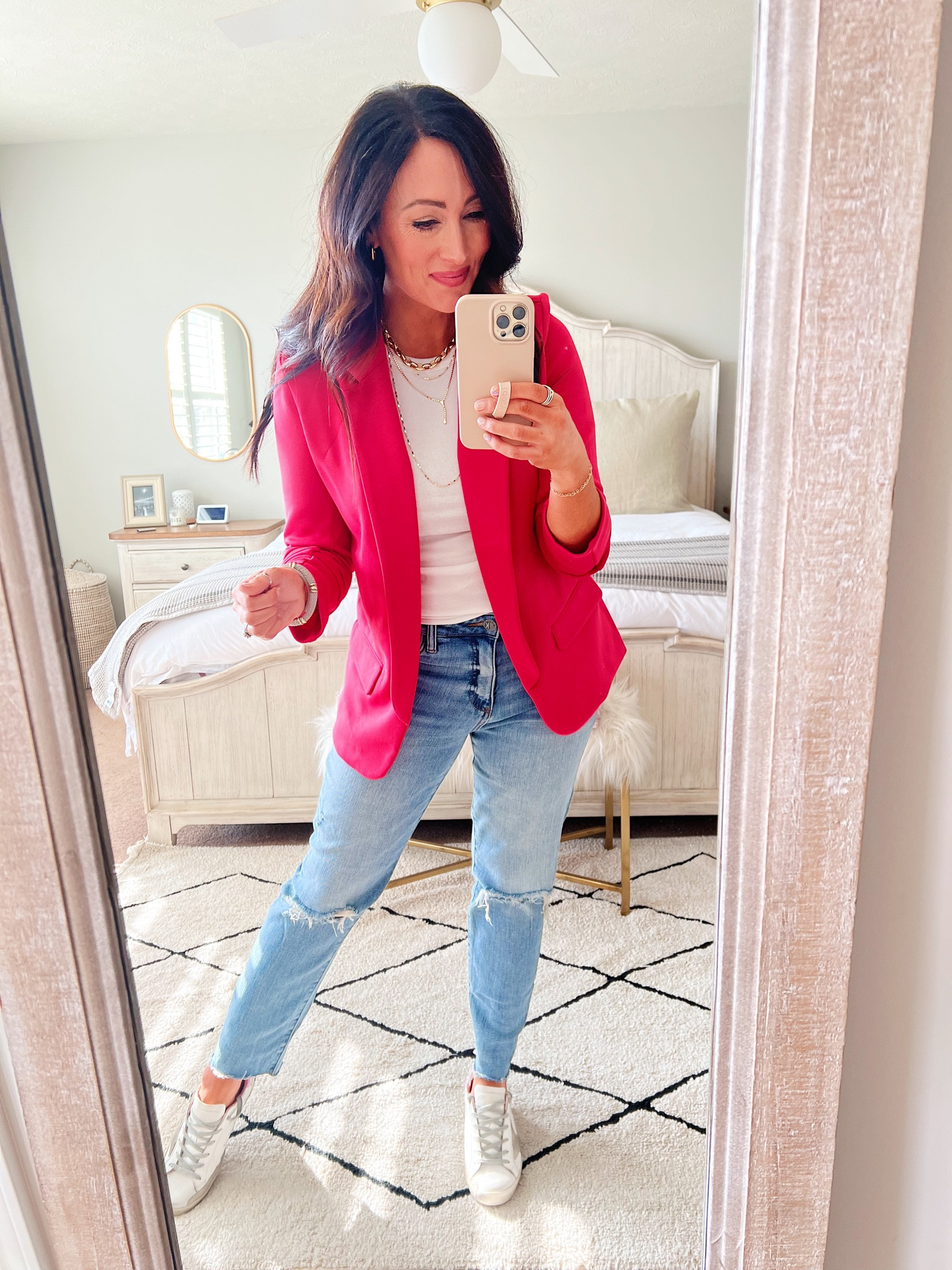 • true size small blazer - so stretchy & so good!
• medium tank
• size 4 denim 

#LTKunder50 #LTKstyletip #LTKFind