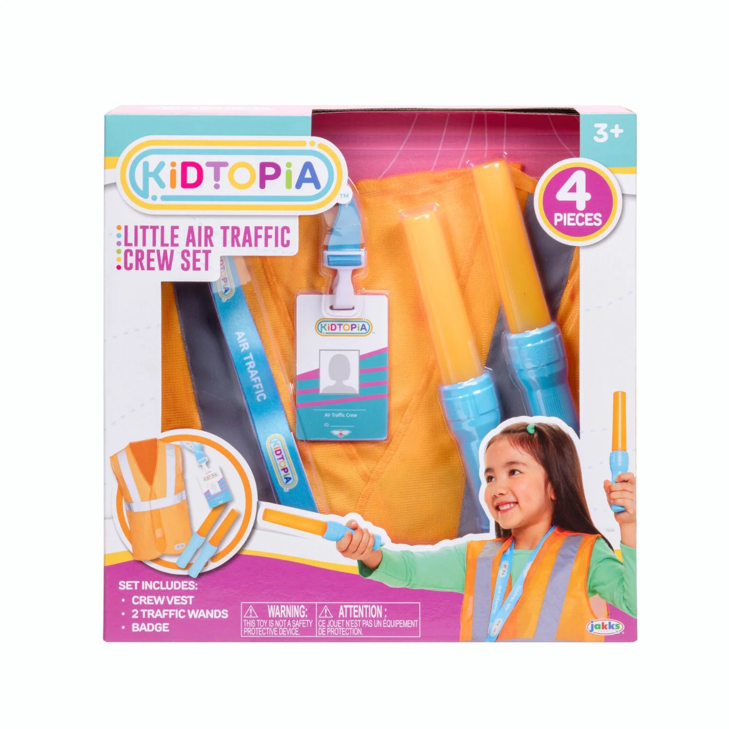Kidtopia Little Air Traffic Ground Crew Set for Child Ages 3 and up - Walmart.com | Walmart (US)