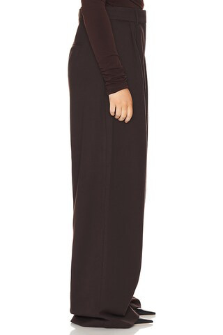 by Marianna The High Waist Trouser in Dark Brown | Revolve Clothing (Global)