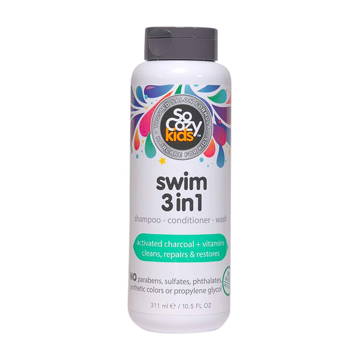 SoCozy Kids Swim 3-in-1 Shampoo, Conditioner & Body Wash - 3-in-1 Combo Pool Shampoo & Conditione... | Amazon (US)