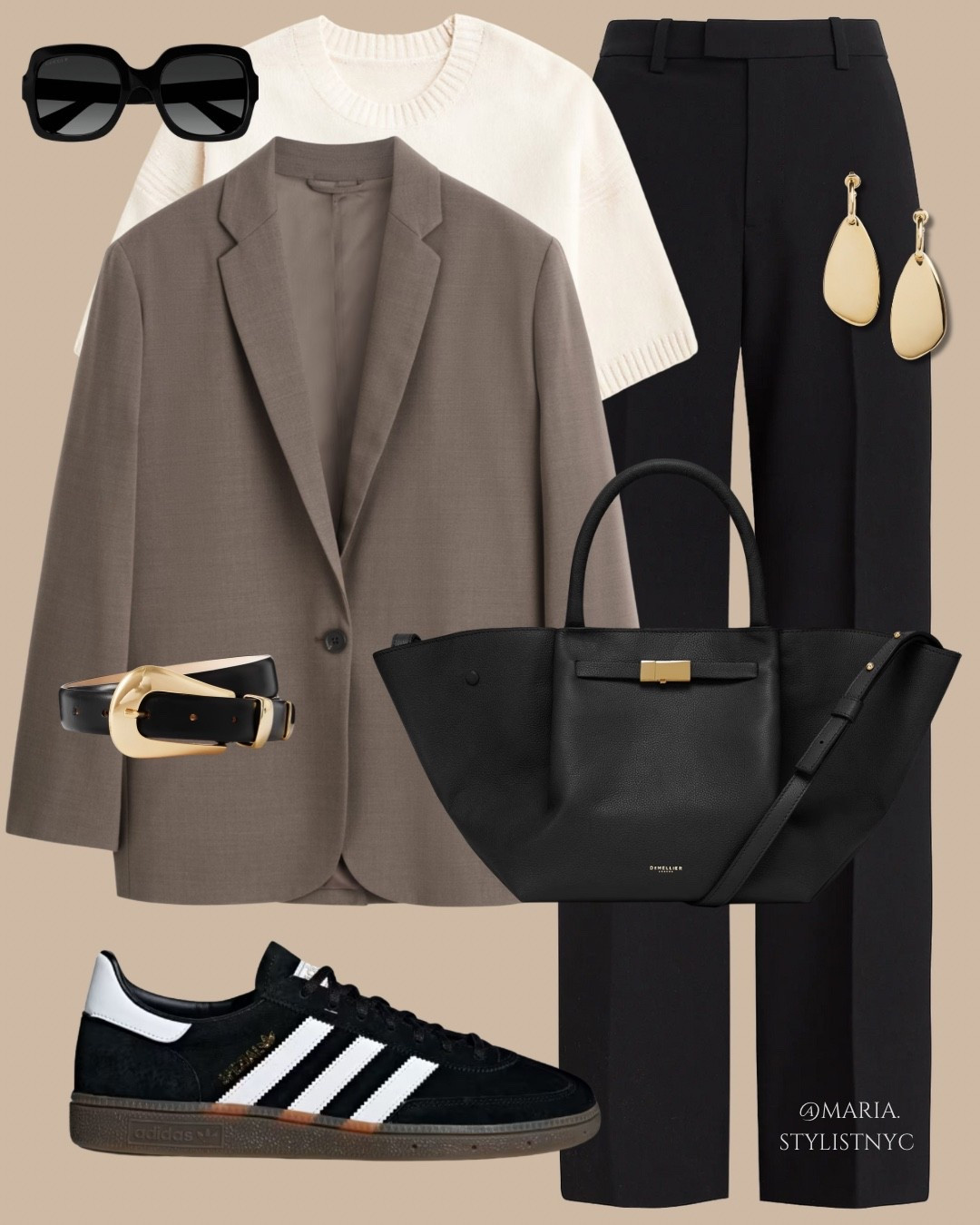 Blazer + Black Pants + Sneakers + Tote Bag 🖤✨

#LTKWorkwear #LTKStyleTip #LTKSeasonal