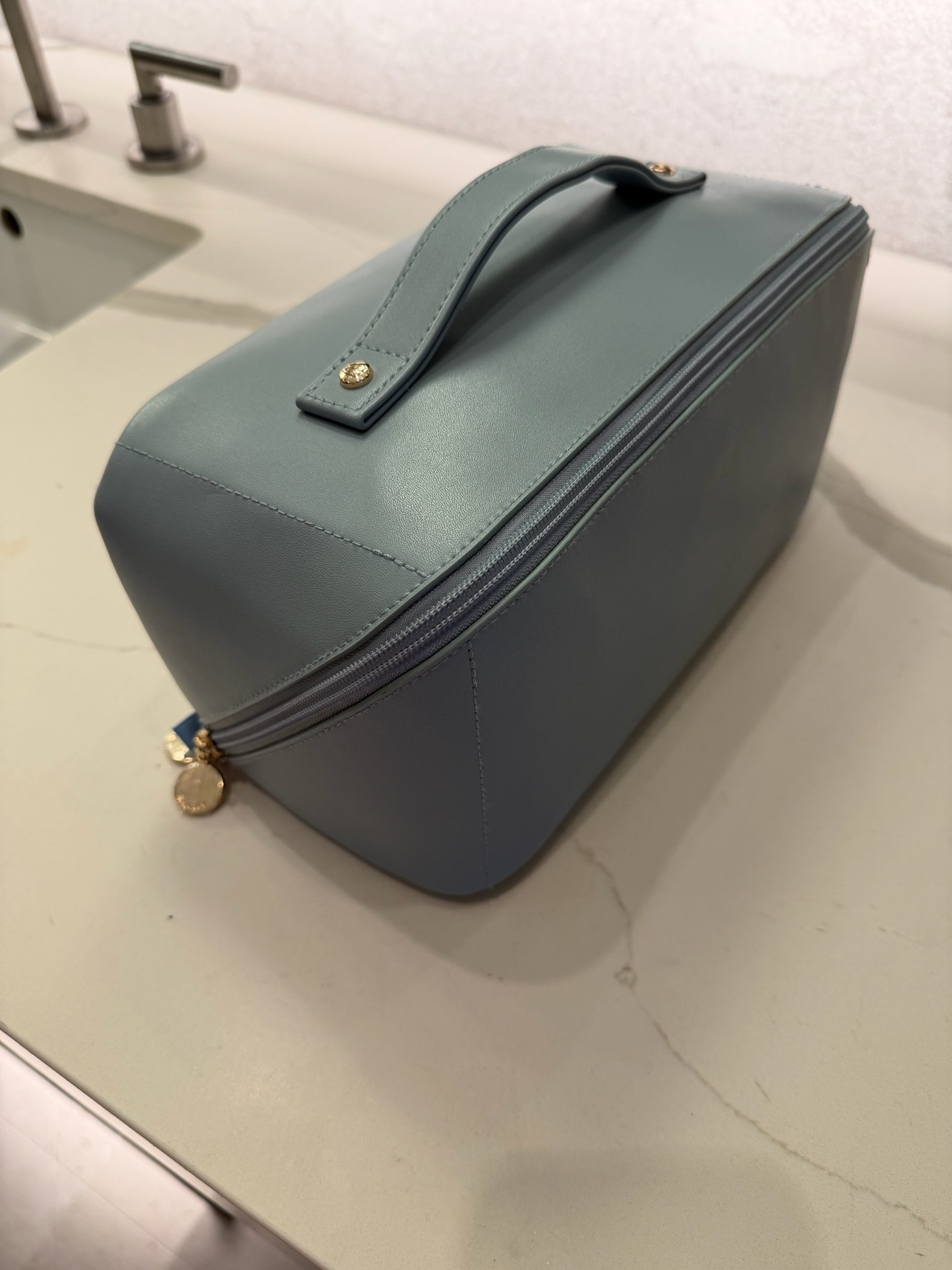 I absolutely adore this toiletry bag. When you unzip it, it sits flat, allowing you to easily see everything inside. And the best part? It’s under $30, and this is the large size.

#LTKgrwm #LTKBeauty #LTKTravel