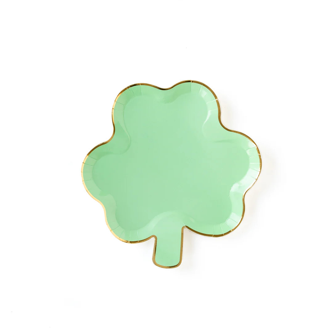 Pastel Shamrock Plate | My Mind's Eye