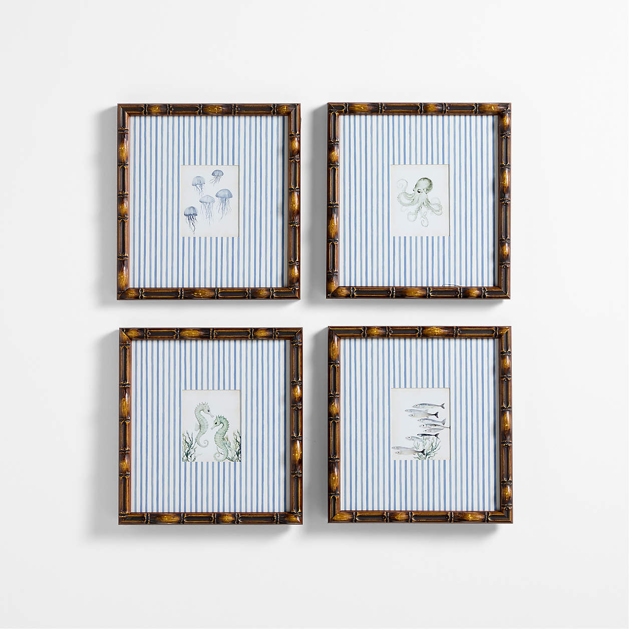 Sardines Framed Wall Art Print by Jake Arnold | Crate & Kids | Crate & Barrel