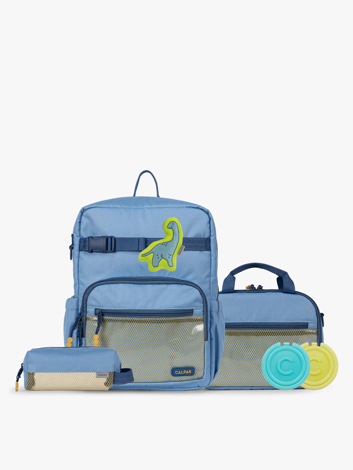 Kids School Essentials Bundle with Medium Backpack in Blue | CALPAK