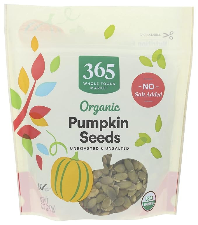 365 by Whole Foods Market, Pumpkin Seeds Organic, 8 Ounce | Amazon (US)