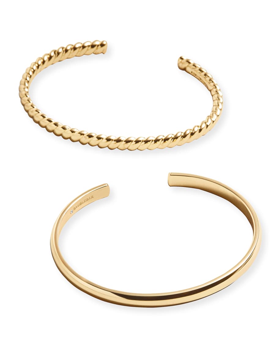 BaubleBar Arlo Cuff Bracelets, Set of 2 | Neiman Marcus