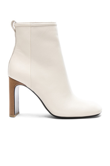 Rag & Bone Leather Ellis Boots in White. - size 37 (also in 39.5,40,41) | FORWARD by elyse walker