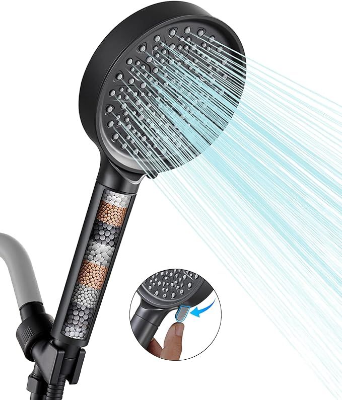 Cobbe Filtered Shower Head with Handheld, High Pressure 6 Spray Mode Showerhead with Filters, Wat... | Amazon (US)