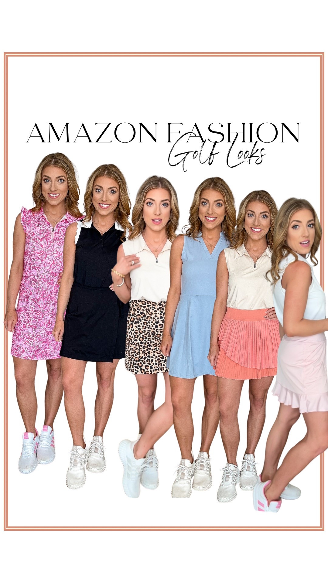 With it being Masters week here in Augusta and all things golf, I thought I’d share some of my favorite Amazon Fashion golf looks! Since meeting Hayden, I’ve had so much fun learning the game (or at least attempting to haha). ☺️ Most of all I just enjoy being with him and having something we can spend time doing together. These are all affordable and so cute 💕 

Amazon fashion. Golf style. Athleisure. Skort. Pickle ball. 

#LTKStyleTip #LTKActive #LTKFindsUnder50