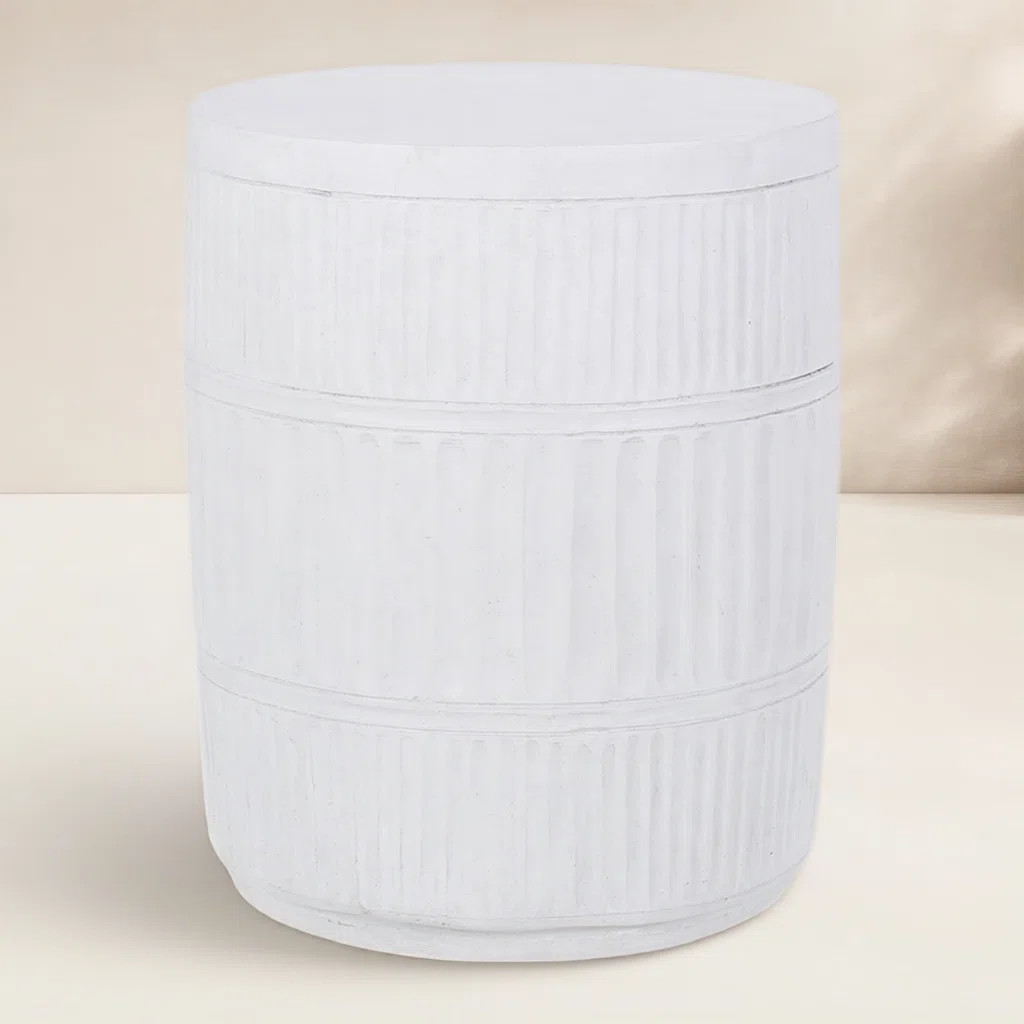 Isolde Round Outdoor Side Table , 15'' in. W 15'' in. D | Wayfair North America