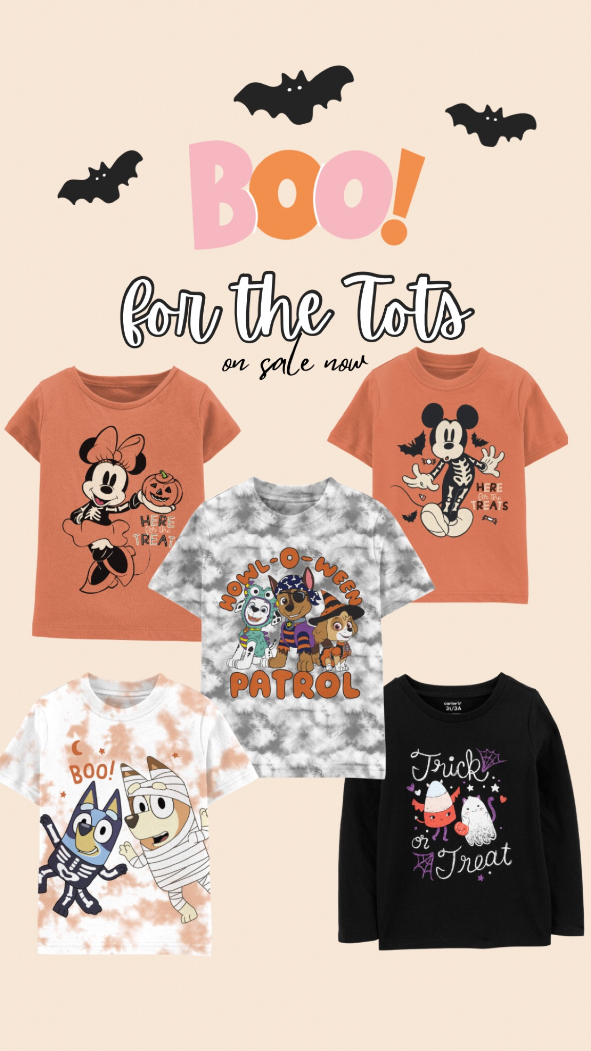 Toddler Halloween graphic tops on sale now 🎃 #carters 

#LTKSaleAlert #LTKKids