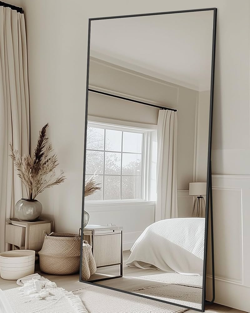 Antok Full Length Mirror, 76"x34" Floor Mirror, Floor Standing Mirror Freestanding Full Body Mirr... | Amazon (US)