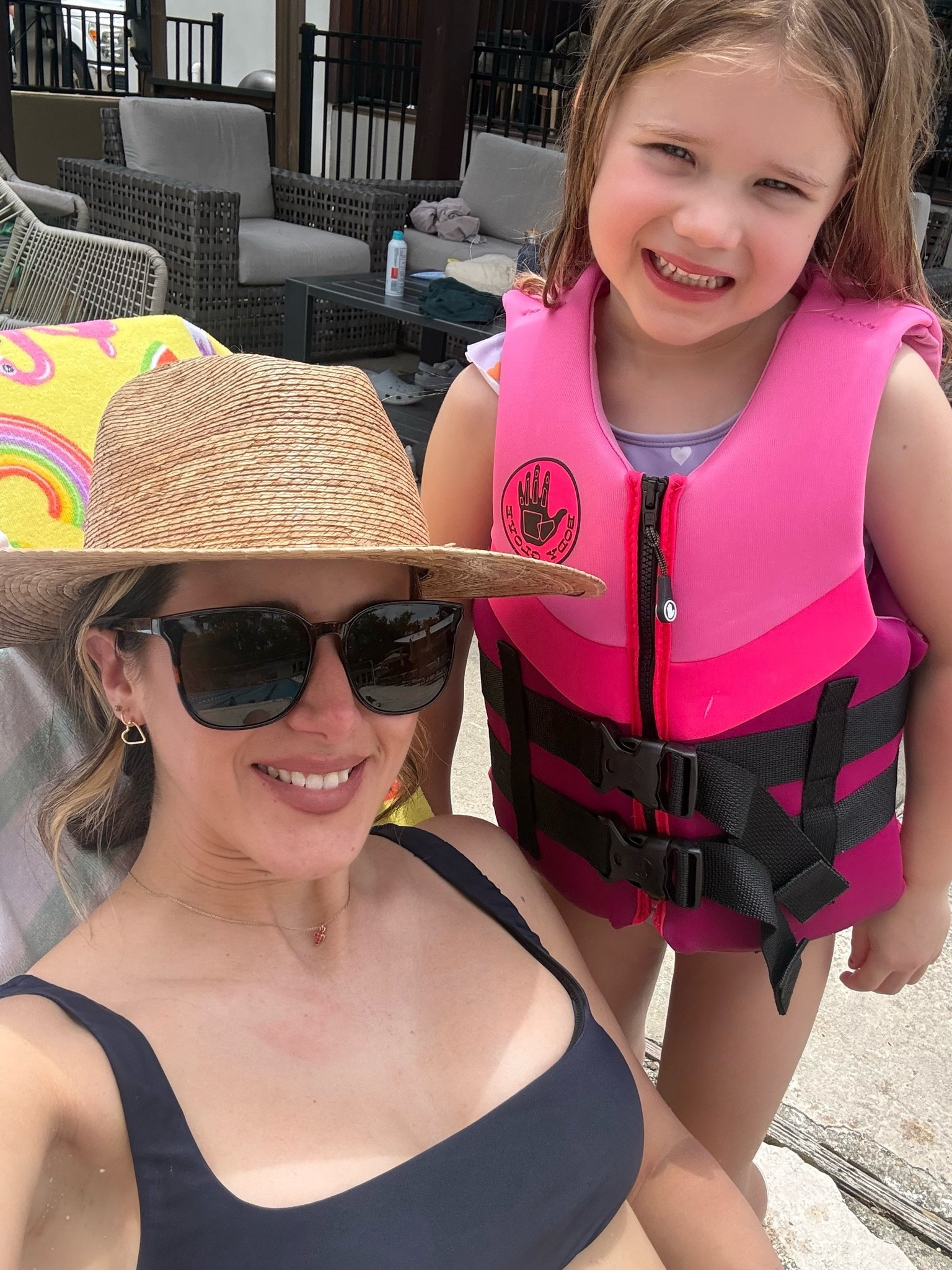 Swim + hat 

#womensswim #hat #widebrimhat 
Swimsuit  Life jacket  Summer essentials

#LTKSaleAlert #LTKU #LTKSwim