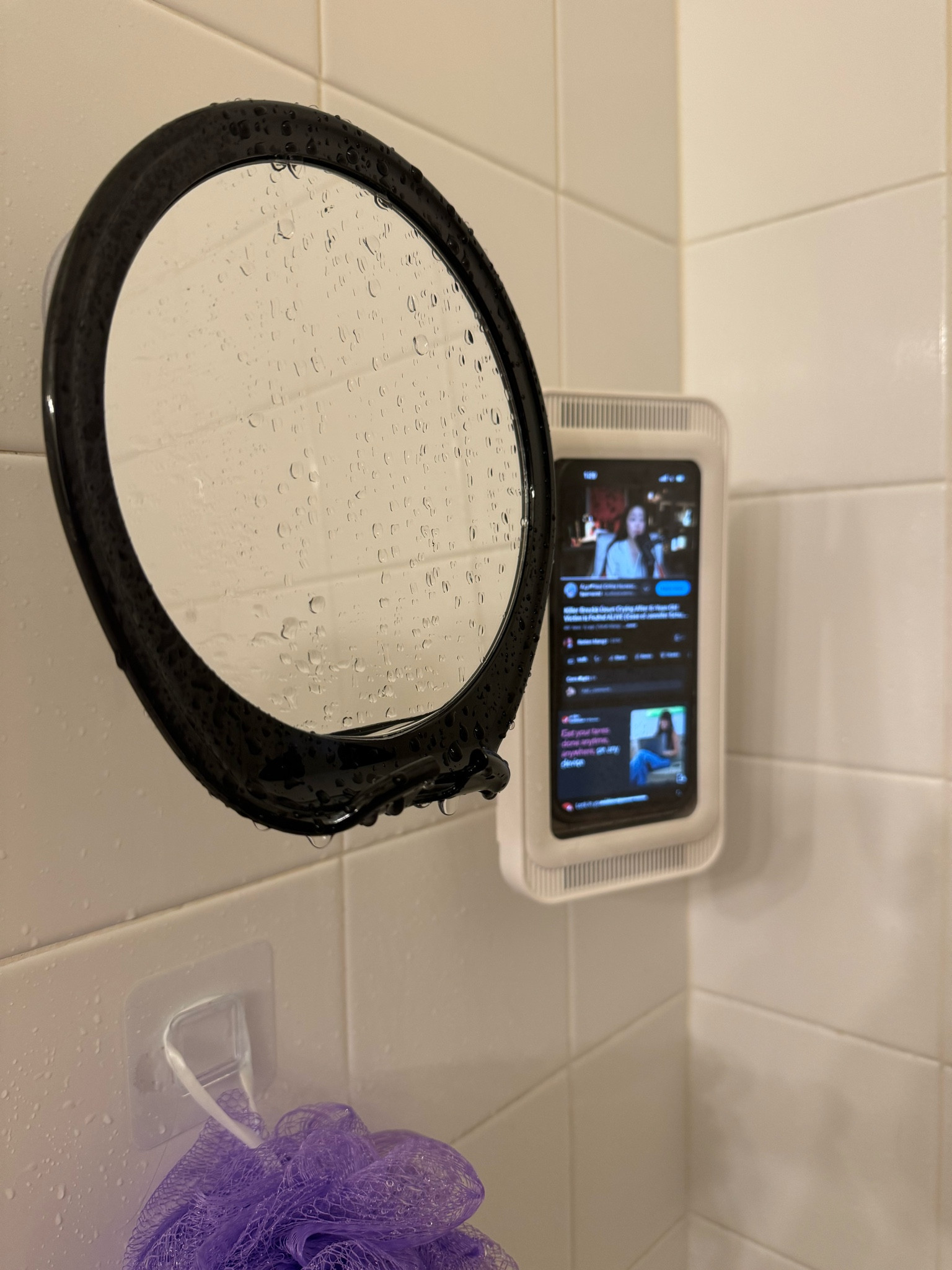 Amazon home - Amazon finds / shower finds / fog proof mirror / shower mirror/ waterproof phone case / shower phone case / shower phone holder / bathroom accessories/ shower accessories 

#LTKTravel #LTKFindsUnder50 #LTKHome