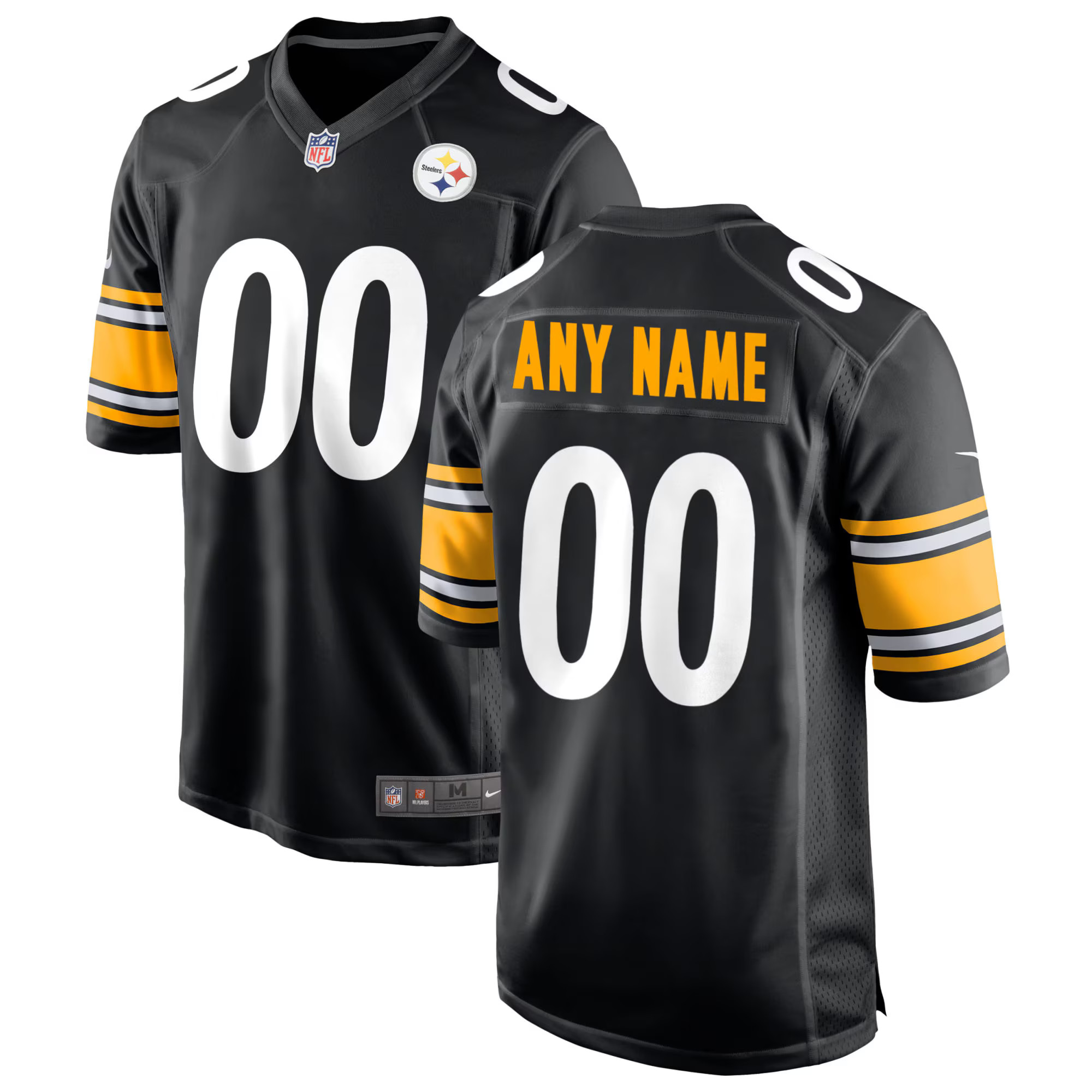 Pittsburgh Steelers Nike Custom Game Jersey - Black | Fanatics