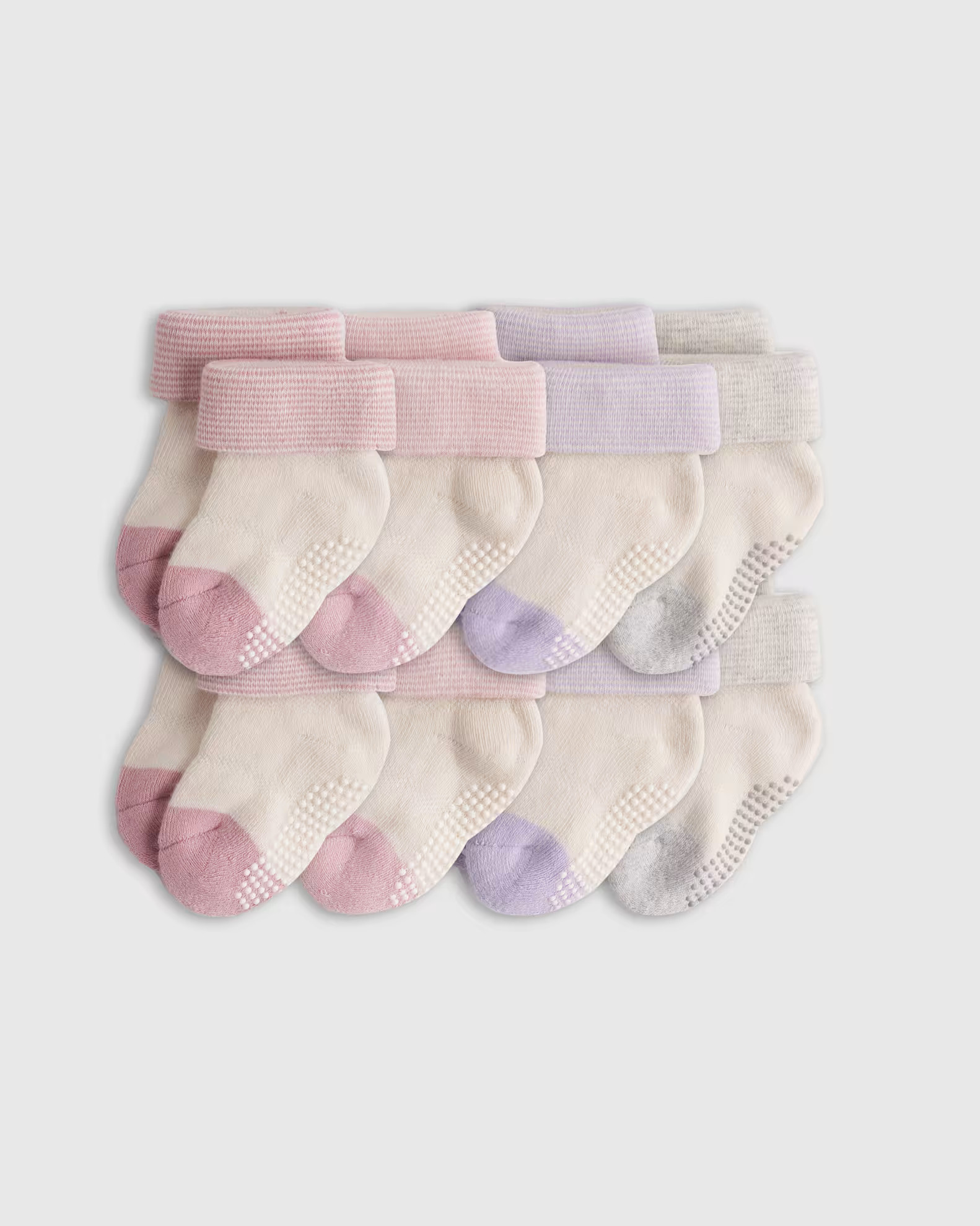 Organic Cotton Gripper Socks 8-Pack | Quince