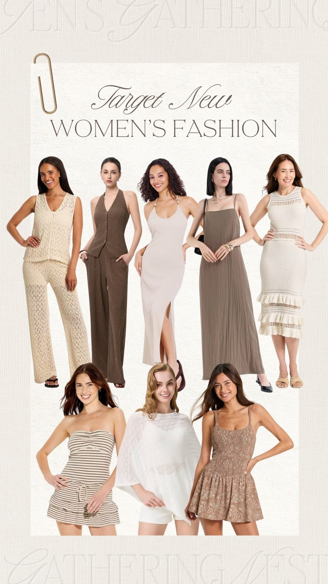 Neutral summer styles that look effortlessly elevated without the high price tag. 🤎

#targetstyle #targetfinds #targetfashion #womensfashion #summerstyle #summeroutfits #neutralstyle #affordablefashion #vacationoutfits #targetnewarrivals

#LTKootd