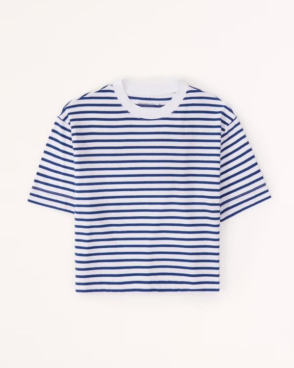 Essential Short-Sleeve Wedge Tee | Abercrombie & Fitch (US)