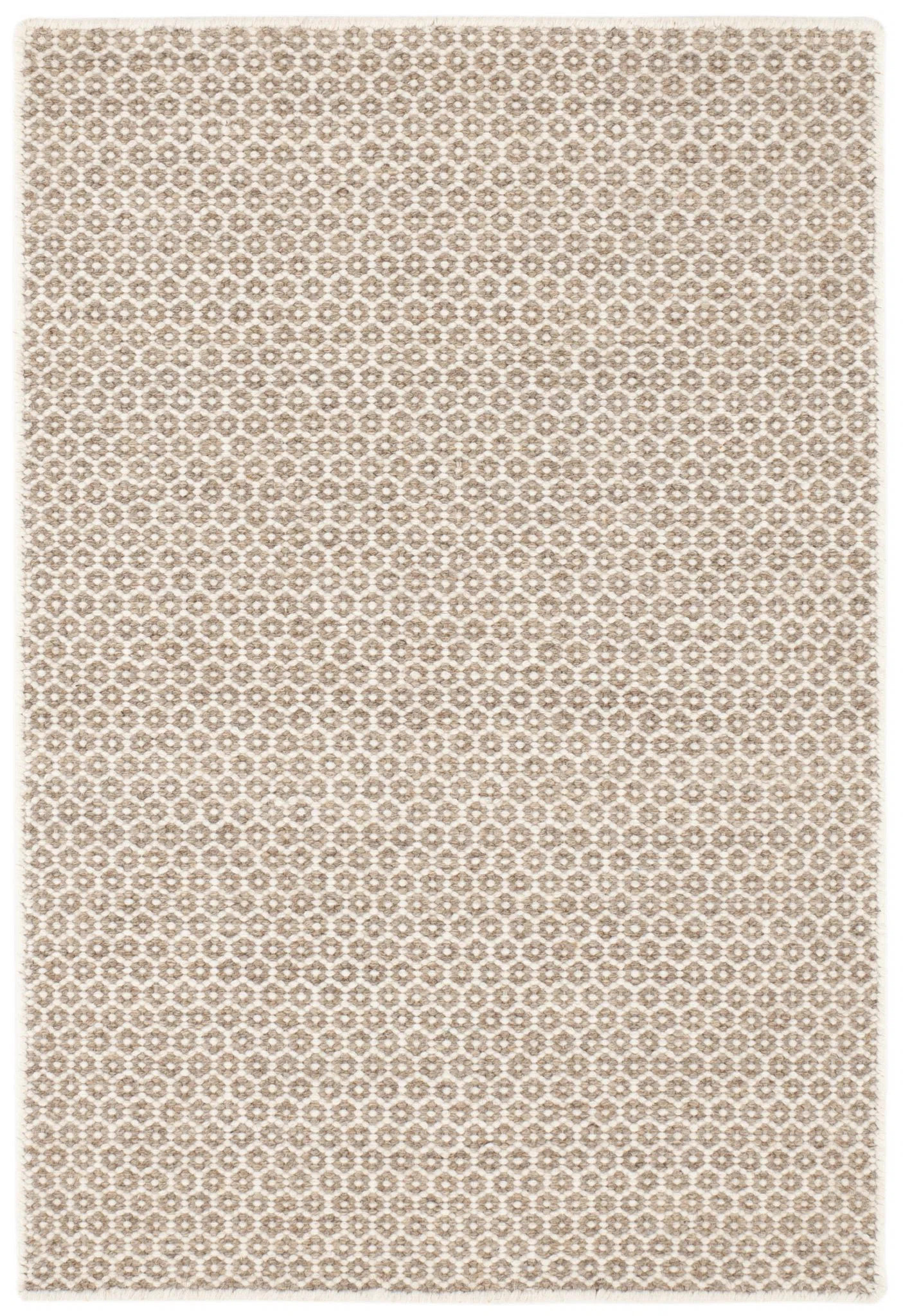 Honeycomb Natural Handwoven Wool Rug | Wayfair North America