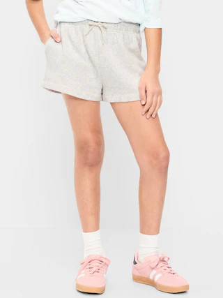 High-Waisted Favorite Fleece Shorts for Girls | Old Navy (US)