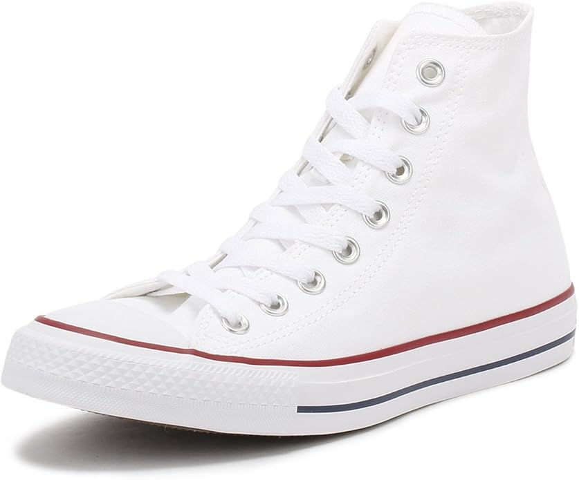 Converse All Star Hi Canvas Optical White Trainers | Amazon (UK)