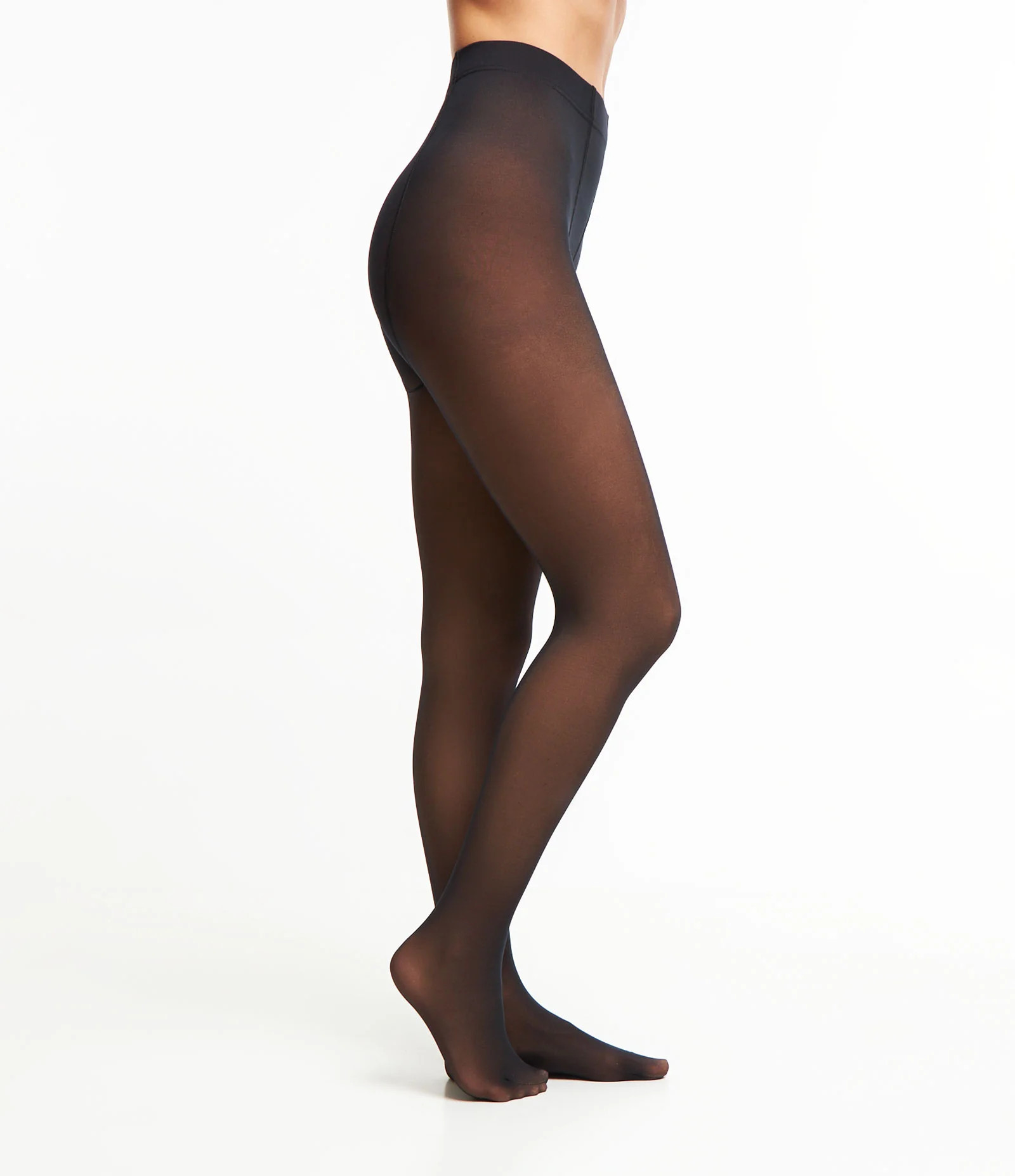 Meia Calça Legging Fio 15 em Fleece Preto - Lojas Renner | Renner (BR)