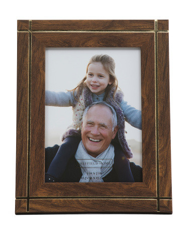 5X7 Metallic Accented Tabletop Picture Frame, Gold | TJ Maxx