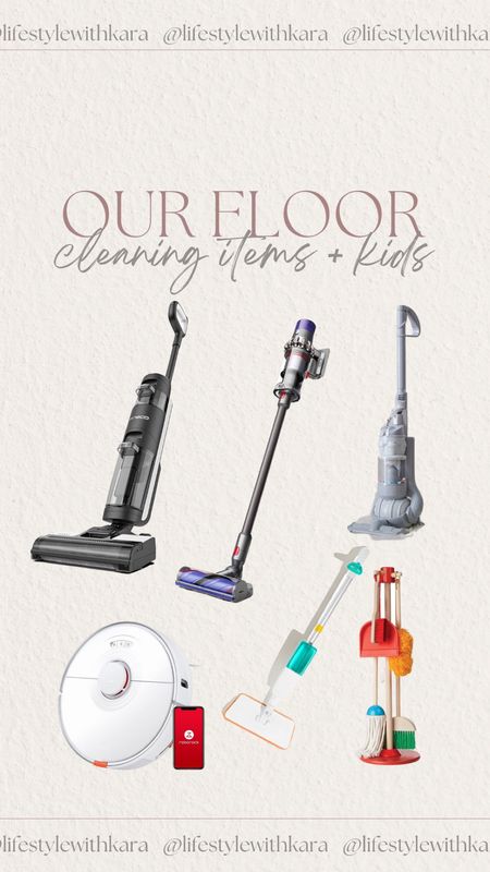 Our home floor cleaning items and what the kids use to help me clean!

#LTKhome