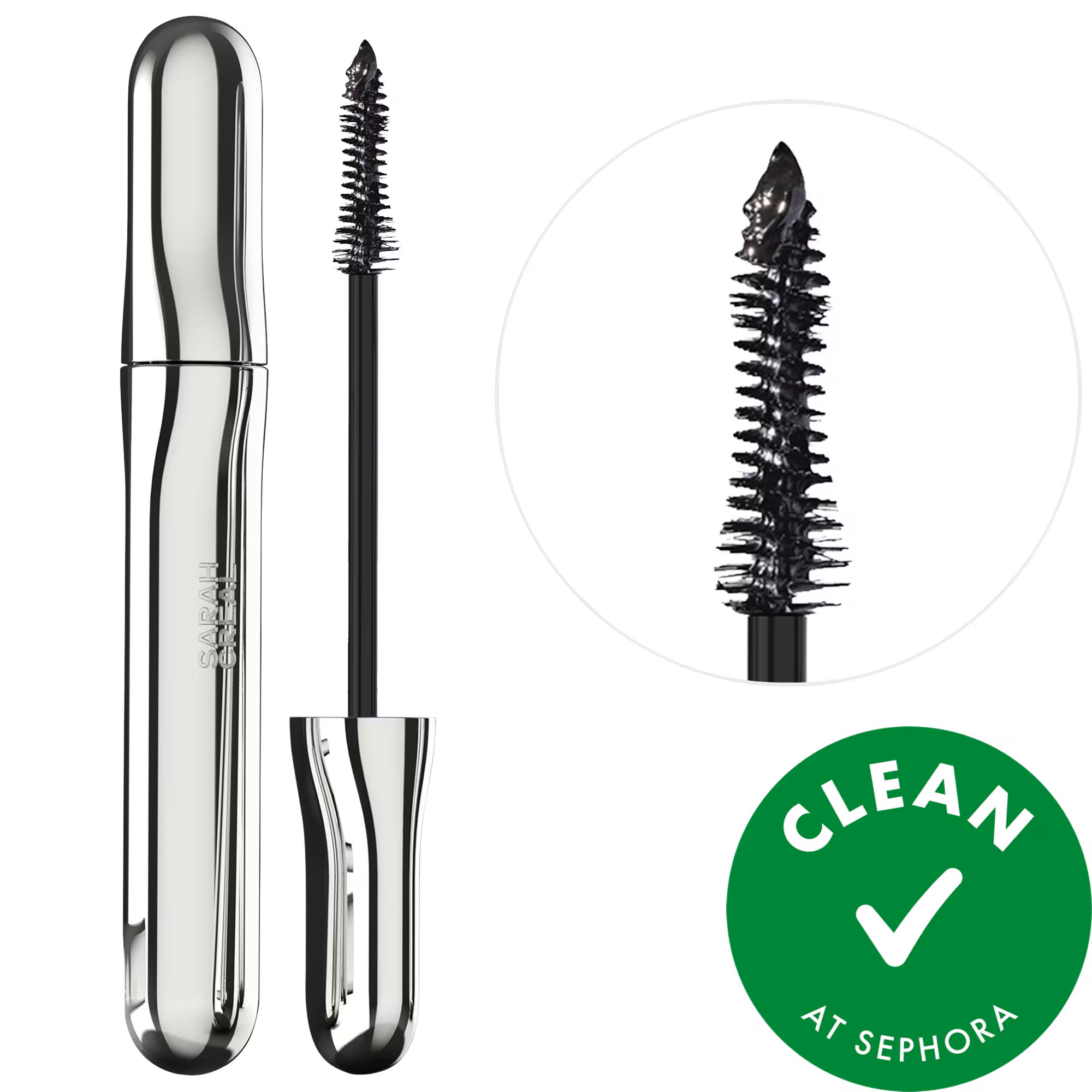Sarah Creal Back of The Cab Volumizing & Tubing Mascara Black Lacquer 0.27 oz / 8 mL | Sephora (US)